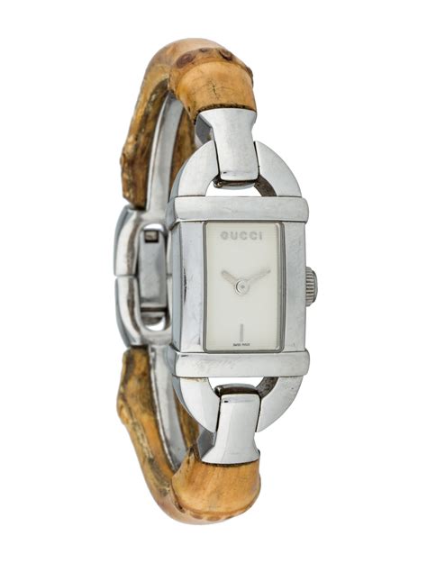 montre gucci bamboo|gucci 6800l watch.